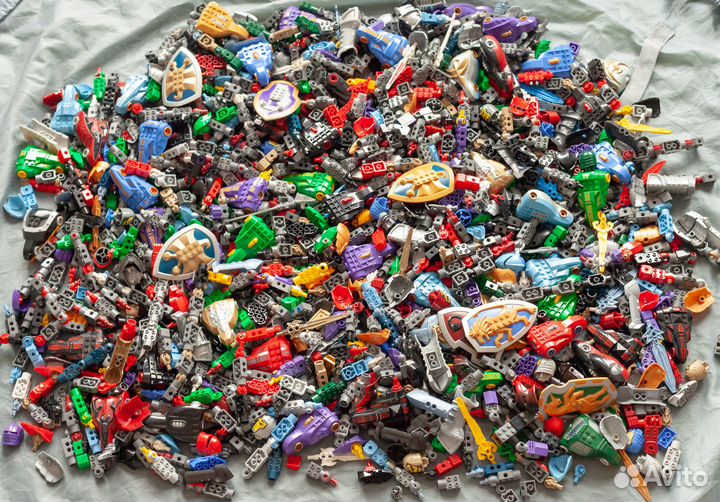 5кг Россыпь лего деталей фигур серии рыцари замка