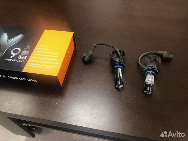 LED лампочки 9005 / HB3 ближний свет, линзы, б/у