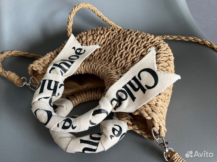 Сумка соломенная летняя