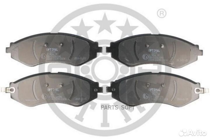 Optimal BP-10195 Колодки тормозные дисковые компле