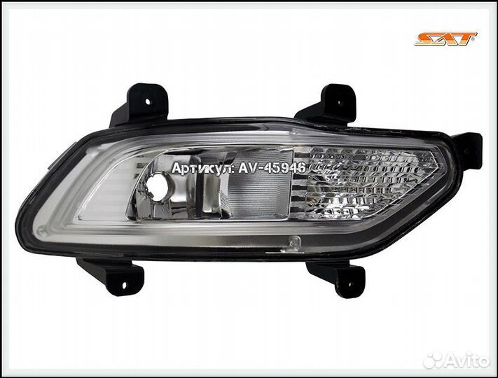 Фара противотуманная daewoo ravon gentra 13- прав