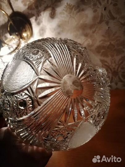 Хрустальная фруктовница Германия