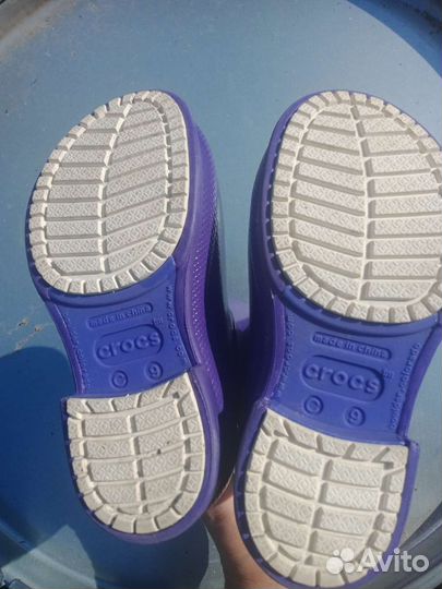 Сапожки детские резиновые фирмы crocs