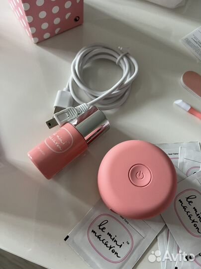 Le mini macaron набор для маникюра с led лампой