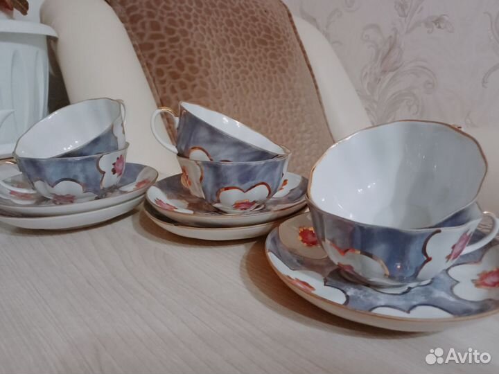 Чайный сервиз фарфоровый СССР