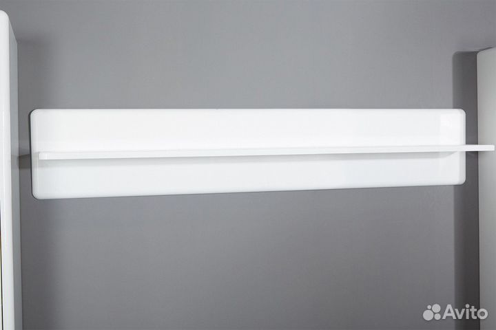 Полка настенная «Наоми» (Белый глянец)