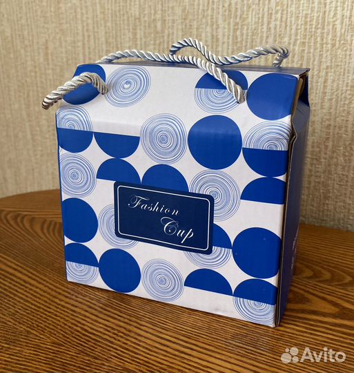 Набор кружка с ложкой на подарок коробка