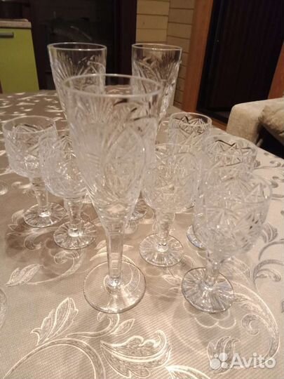 Фужеры хрустальные СССР