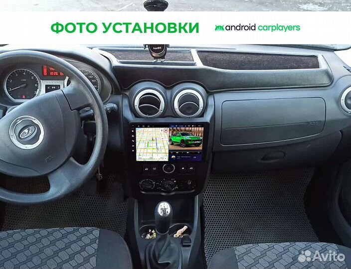 Штатная магнитола LADA Largus 12-2021 black