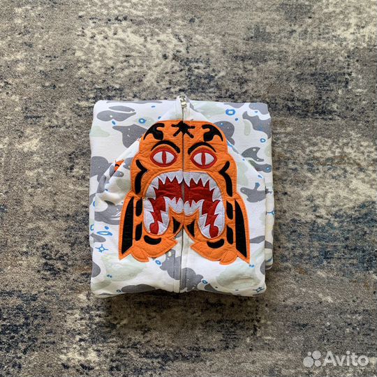 Bape Space Camo Tiger Full Zip hoodie