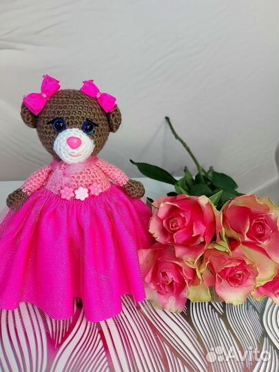 Вязаный мишка