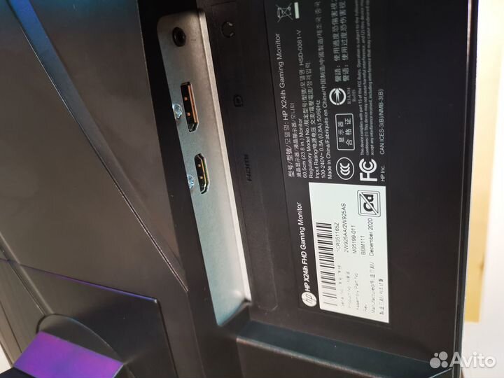 HP X24iH IPS FullHD 144Гц
