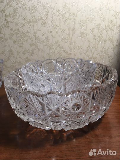 Хрустальная ваза