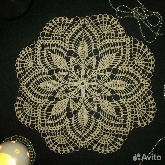 Салфетка крючком
