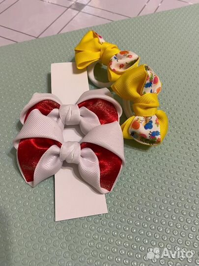 Бантики ручной работы для волос