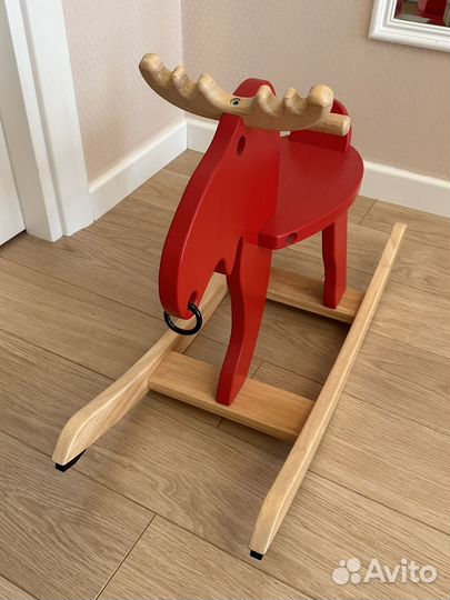 Качалка лось икеа