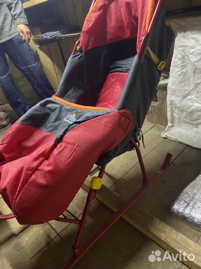 Коляска санки