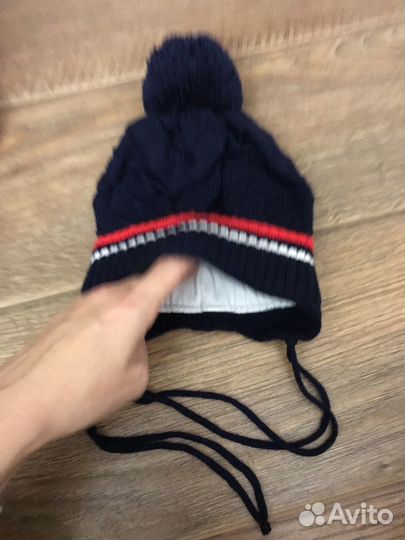 Шапка детская на мальчика зимняя 48-50