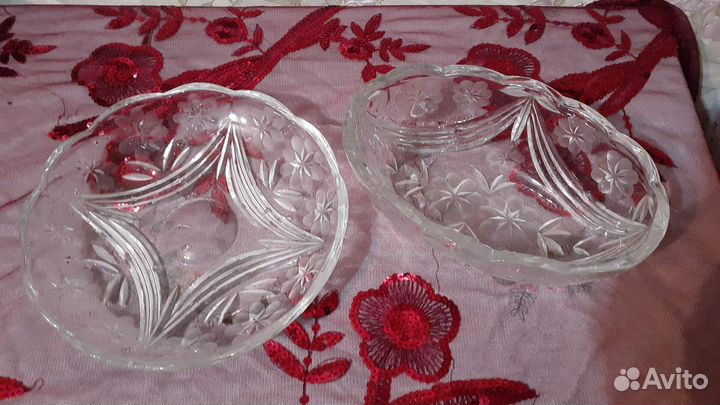 Фужеры хрустальные СССР и хрусталь