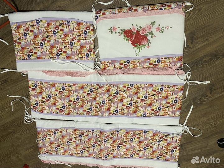 Бортики для детской кроватки