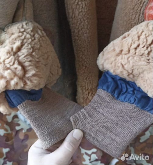 Куртка кожаная,полярная,лётчика В В С.С С С Р.Б/У