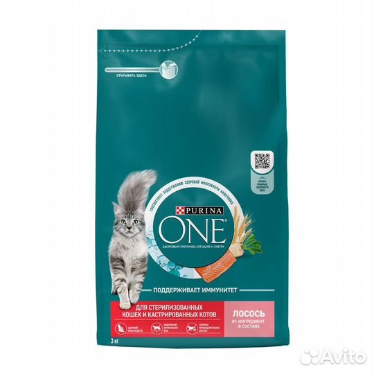 Корм purina ONE сухой корм для стерилизованных ко