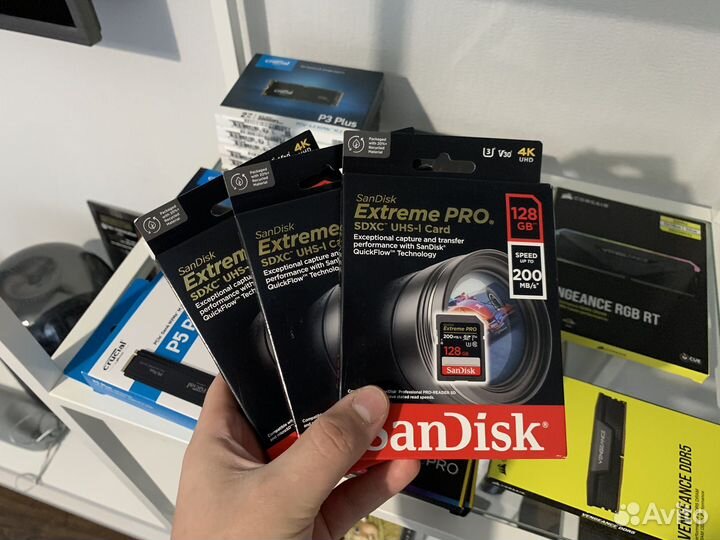 SanDisk sdxc 128 Gb Extreme Pro UHS-I V30
