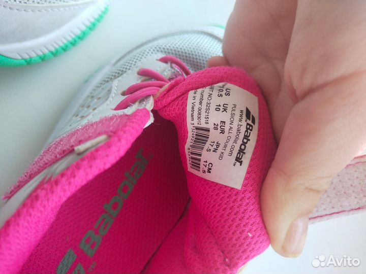 Кроссовки детские теннисные babolat