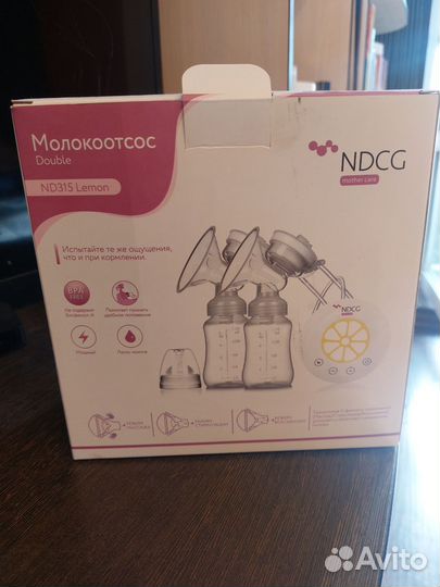 Молокоотсос электрический double nd 315 lemon