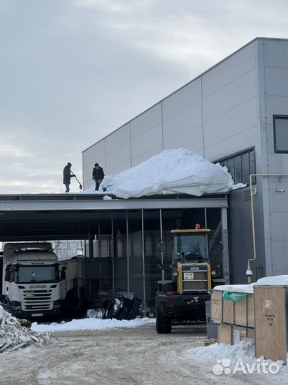 Очистка кровли от снега и наледи