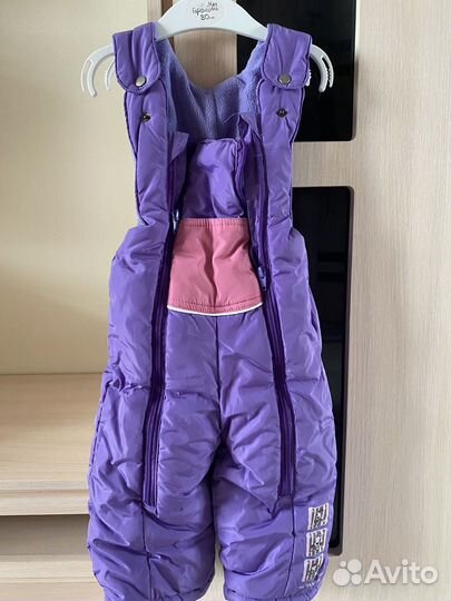 Зимний комбинезон конверт для девочки