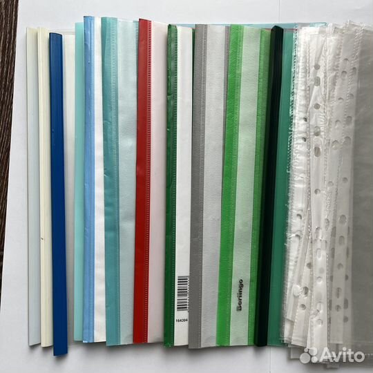 Скоросшиватели пластиковые, мультифора, файлы