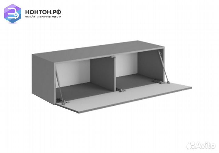 Тумба под тв подвесная Гранж тм-004 серый шифер