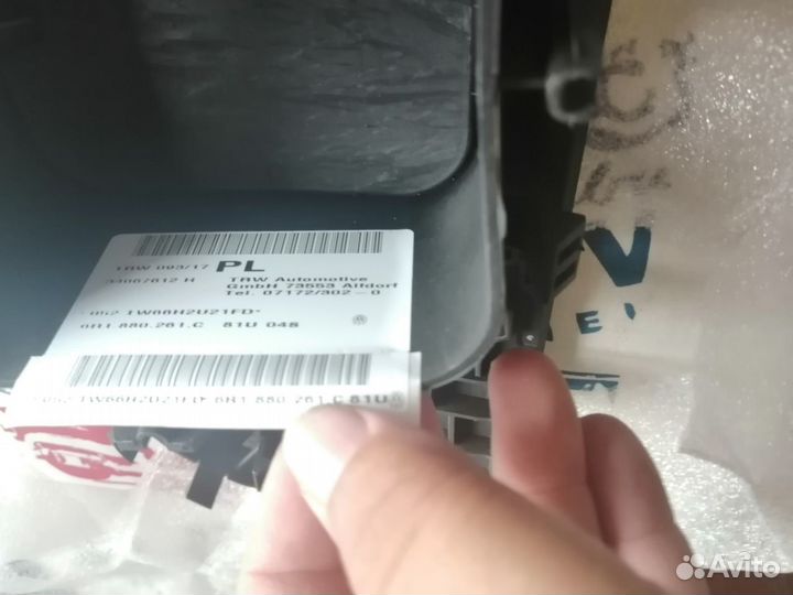 Крышка подушки безопасности пассажира VW Polo