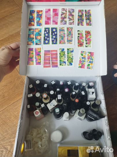 Гель лаки для маникюра набор бу 32 шт