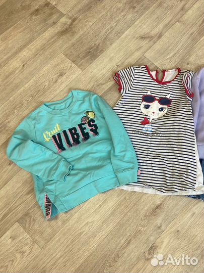 Вещи на девочку пакетом 98-104
