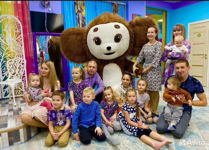 Чебурашка на день рождение