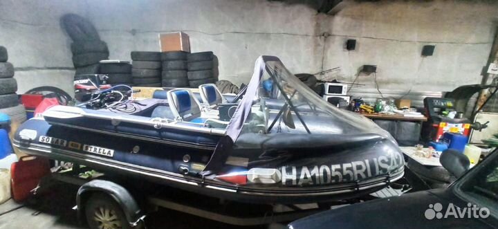 Продам лодку с мотором и прицепом