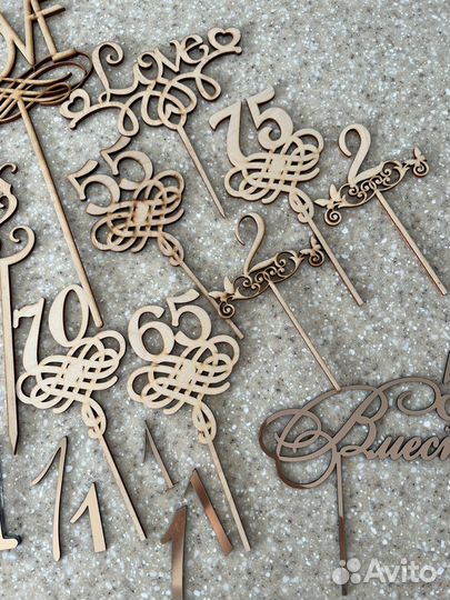 Топперы для торта