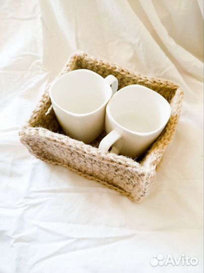 Корзина из джута