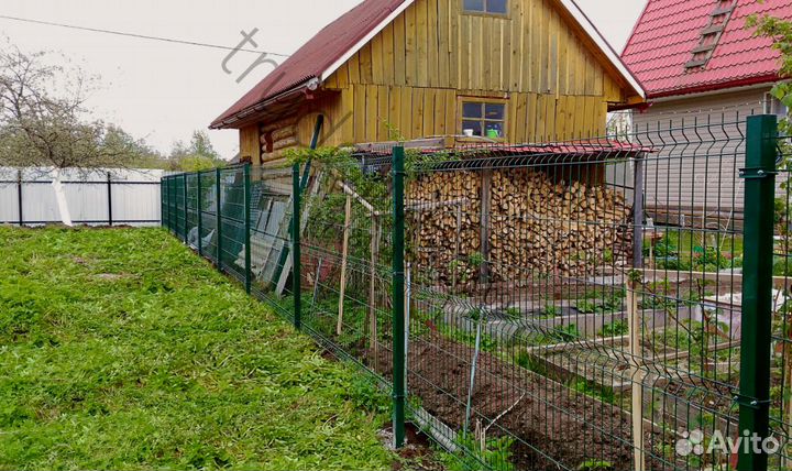 Забор металлический под ключ, ворота, калитки