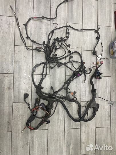 Проводка двигателя Ауди А6 С6 BRE