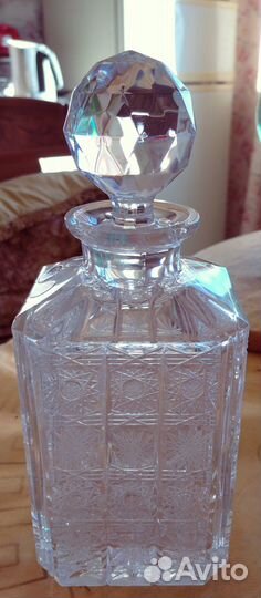 Штоф графин хрустальный