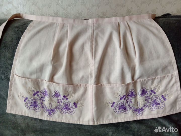 Фартук женский кухонный с вышивкой СССР