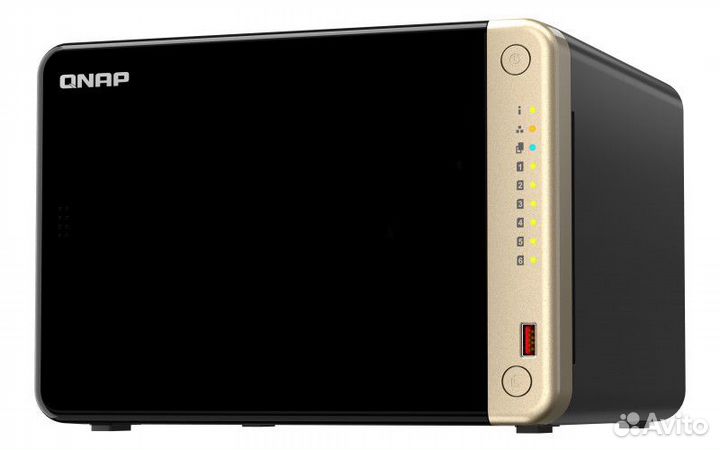 Cетевой raid-накопитель qnap TS-664-8G