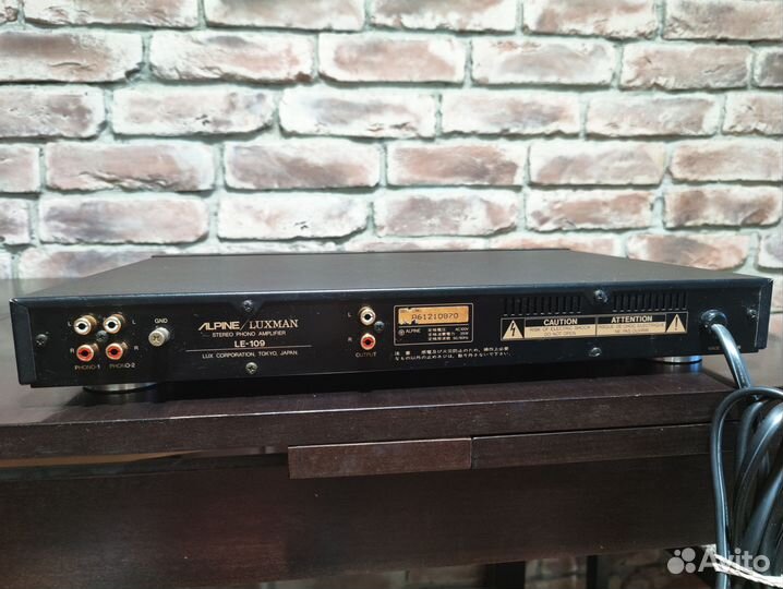 Фонокорректор alpine/luxman le-109