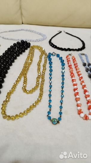 Винтаж, ретро, бусы и колье. Чехия и СССР