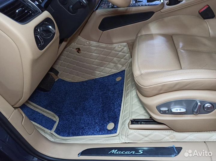 Ковры салона porsche macan 2015