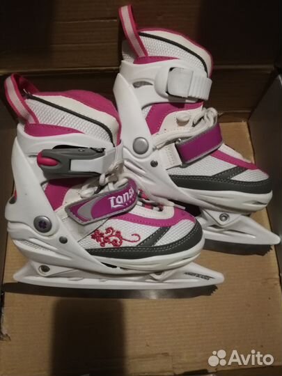 Коньки раздвижные размер с 29 до 33