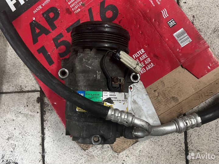 Компрессор кондиционера опель астра H аш